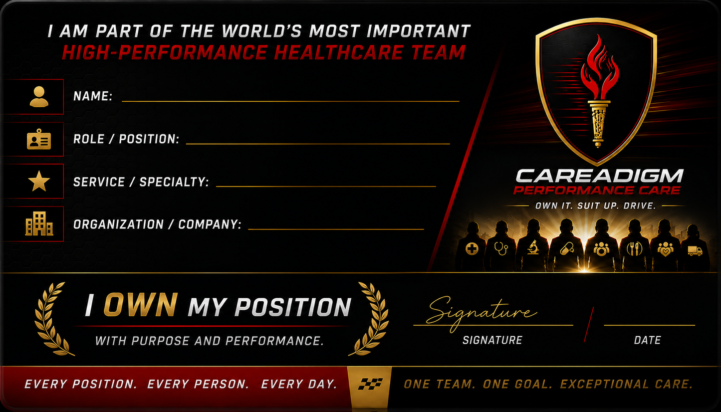 Careadigm Performance Care — ICARE I.D. for the Elite Health Care Team